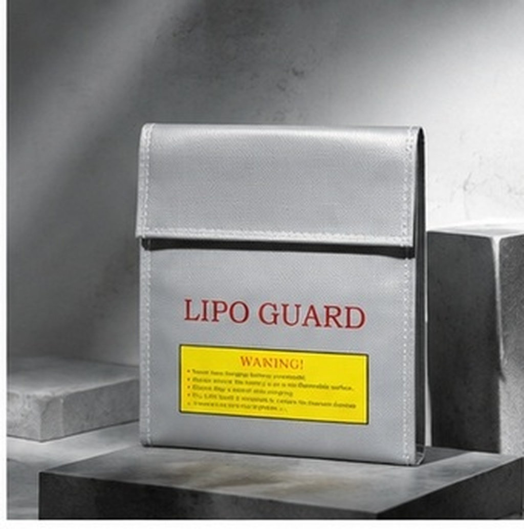 Lipo Battery Fireproof Safety Charge Box - 18x23cm Heavy Duty Fire Resistant Lipo