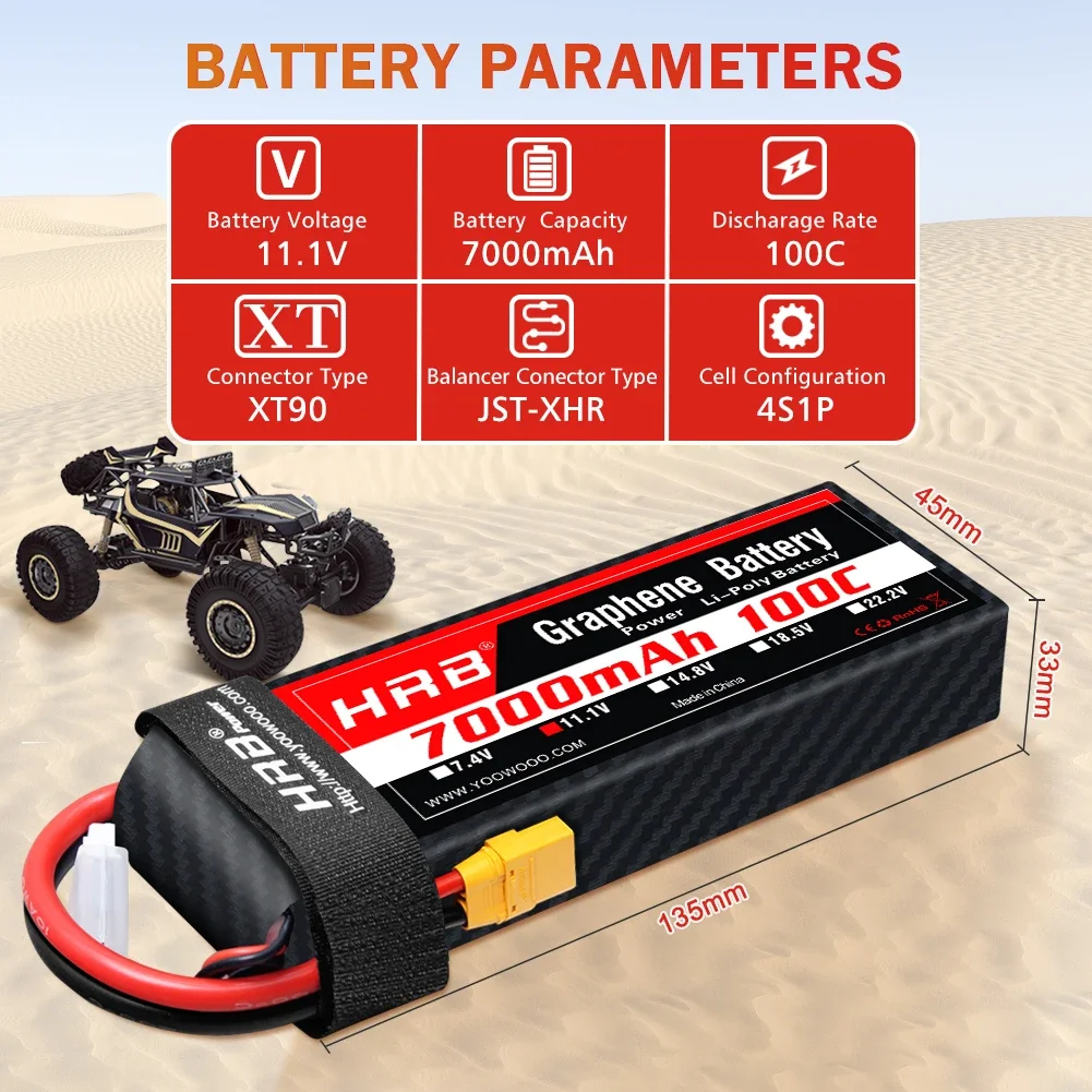 Graphene Battery 2S 3S 4S 6S R - огляд і ціна 6S Lipo Battery 22.2V 5000Mah