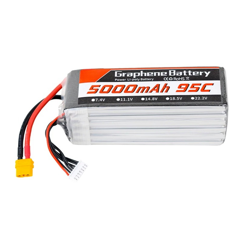 Graphene Lipo Battery 5000mAh  - огляд і ціна 6S Lipo Battery 22.2V 5000Mah